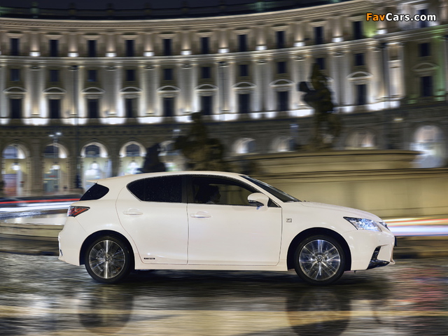 Lexus CT 200h F-Sport EU-spec 2014 photos (640 x 480)