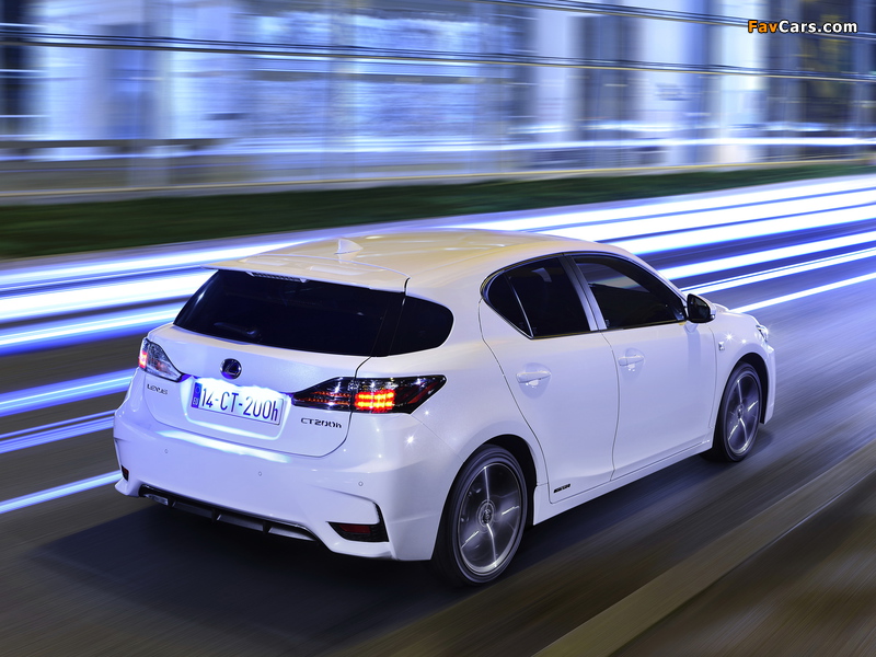 Lexus CT 200h F-Sport EU-spec 2014 photos (800 x 600)