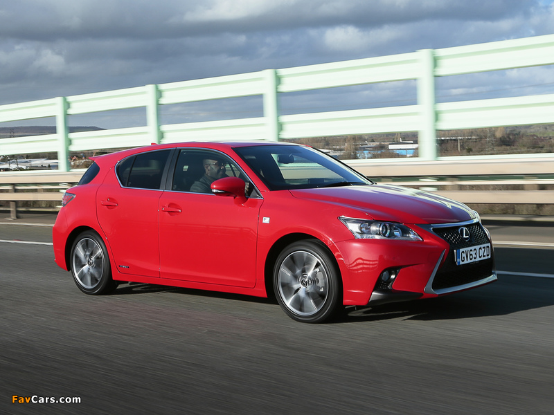 Lexus CT 200h F-Sport UK-spec 2014 photos (800 x 600)