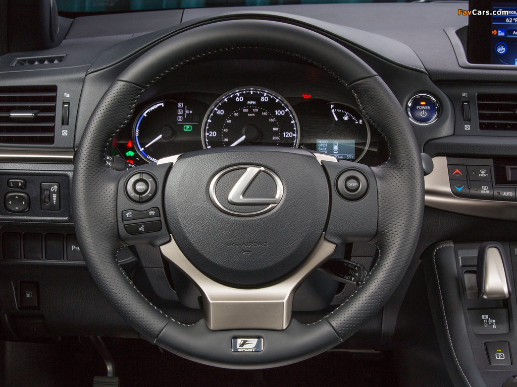 Lexus CT 200h F-Sport 2014 photos (1024 x 768)