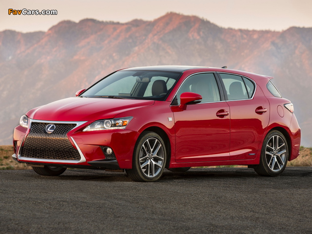 Lexus CT 200h F-Sport 2014 photos (640 x 480)