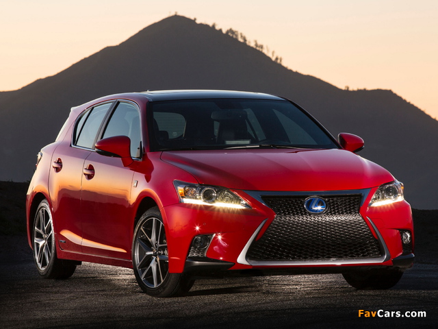 Lexus CT 200h F-Sport 2014 wallpapers (640 x 480)