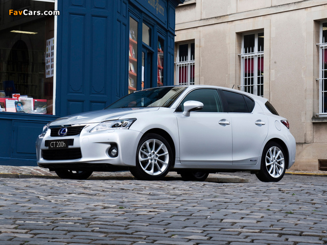 Photos of Lexus CT 200h AU-spec 2010–14 (640 x 480)