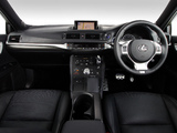 Photos of Lexus CT 200h F-Sport ZA-spec 2011–14