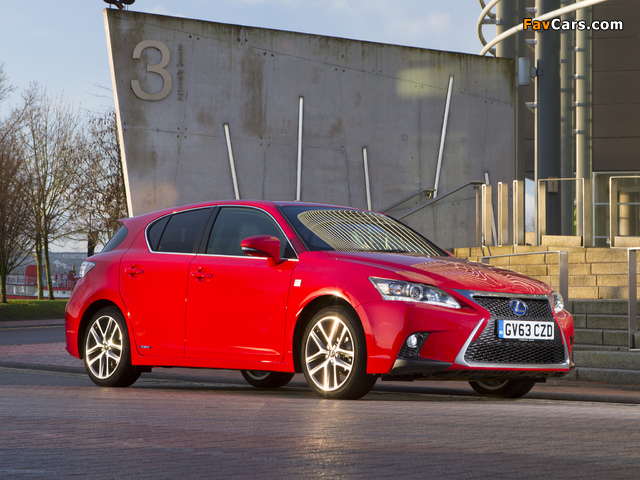 Photos of Lexus CT 200h F-Sport UK-spec 2014 (640 x 480)