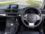 Pictures of Lexus CT 200h UK-spec 2010–14