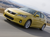 Pictures of Lexus CT 200h 2010–14