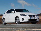 Lexus CT 200h UK-spec 2010–14 wallpapers