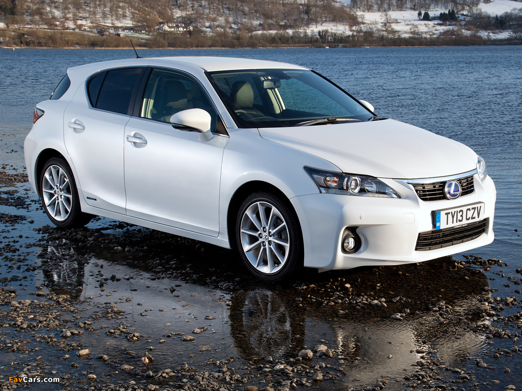 Lexus CT 200h UK-spec 2010–14 wallpapers (1024 x 768)