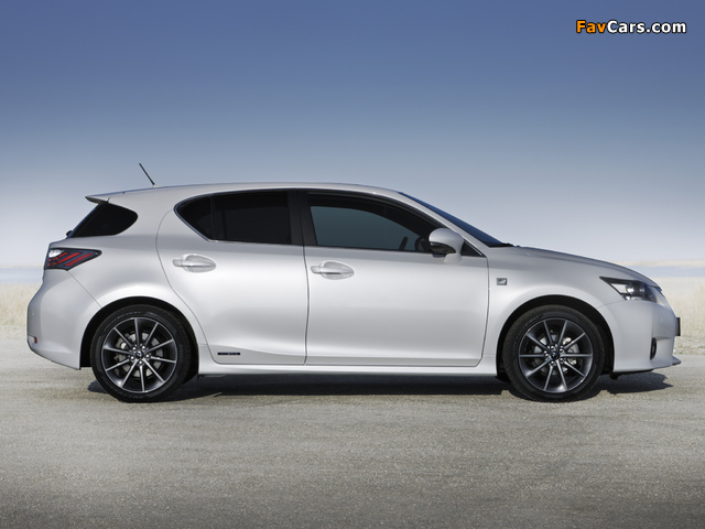 Lexus CT 200h F-Sport EU-spec 2011–14 wallpapers (640 x 480)