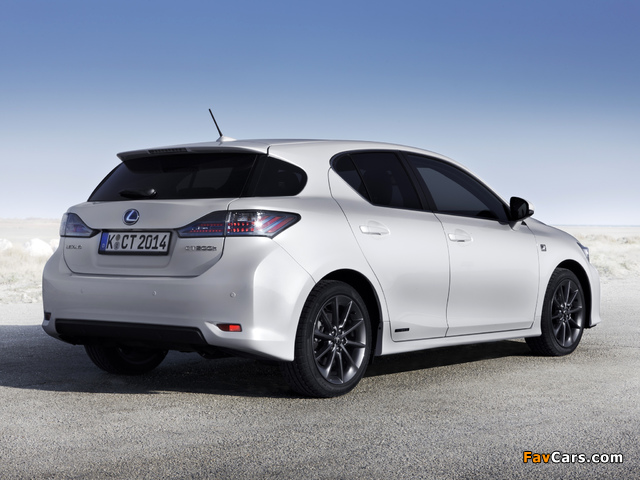 Lexus CT 200h F-Sport EU-spec 2011–14 wallpapers (640 x 480)