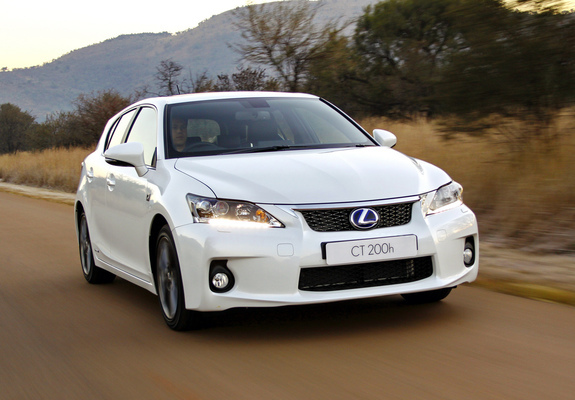 Lexus CT 200h F-Sport ZA-spec 2011–14 wallpapers