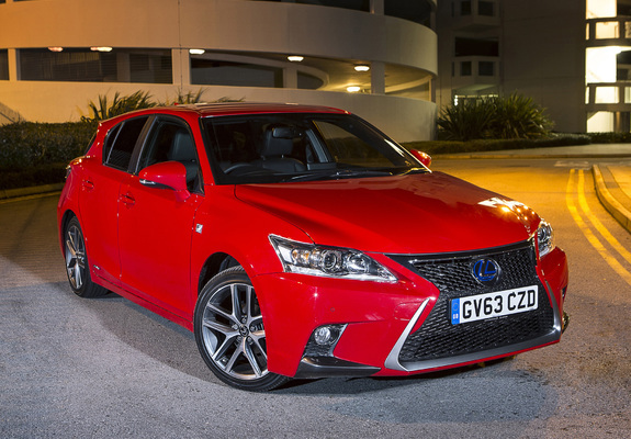 Lexus CT 200h F-Sport UK-spec 2014 wallpapers