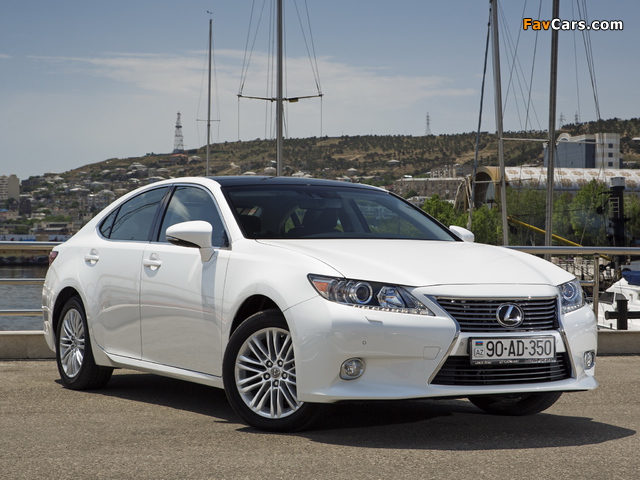 Lexus ES 350 CIS-spec 2013 wallpapers (640 x 480)