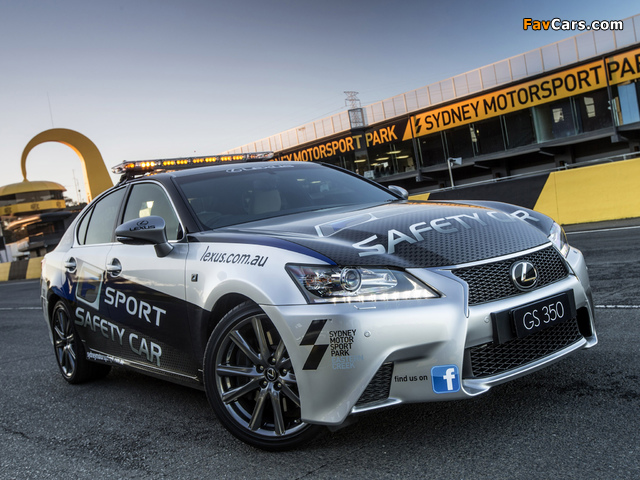Images of Lexus GS 350 F-Sport Safety Car 2012 (640 x 480)