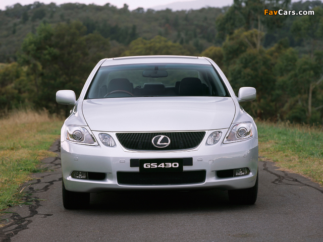 Lexus GS 430 AU-spec 2005–08 photos (640 x 480)