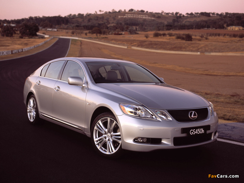 Lexus GS 450h AU-spec 2006–08 images (800 x 600)