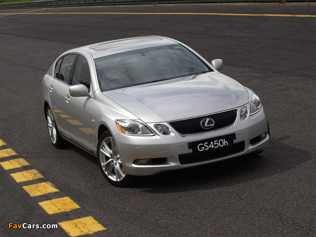 Lexus GS 450h AU-spec 2006–08 photos (640 x 480)