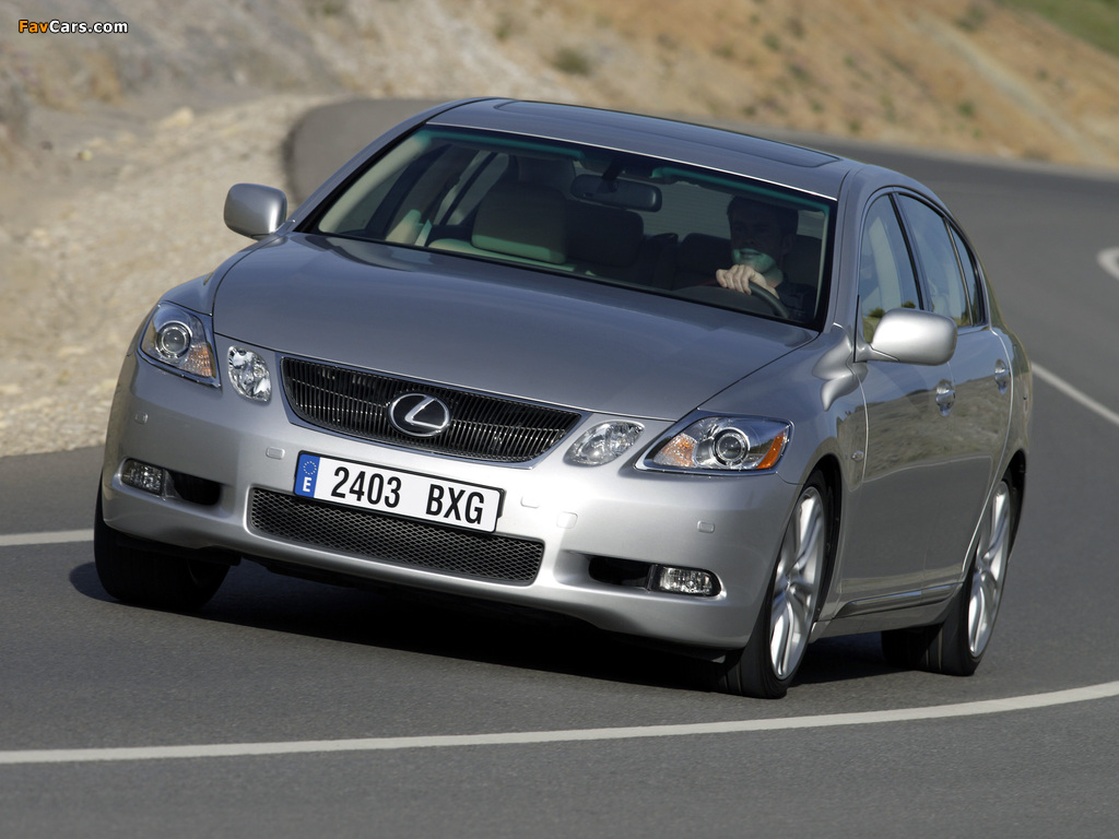 Lexus GS 450h EU-spec 2006–08 wallpapers (1024 x 768)