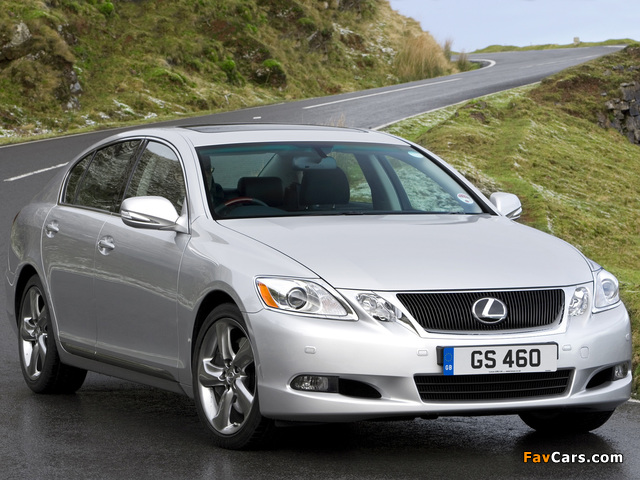 Lexus GS 460 UK-spec 2008–12 pictures (640 x 480)