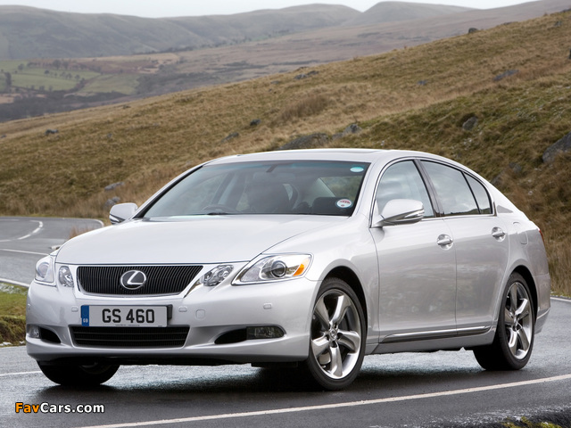 Lexus GS 460 UK-spec 2008–12 wallpapers (640 x 480)