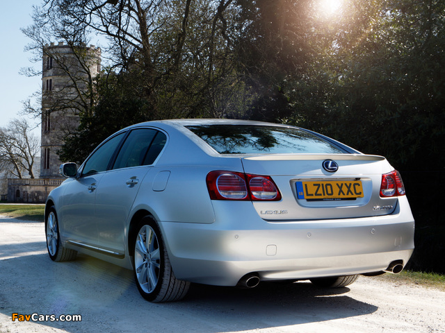 Lexus GS 450h UK-spec 2009–11 pictures (640 x 480)