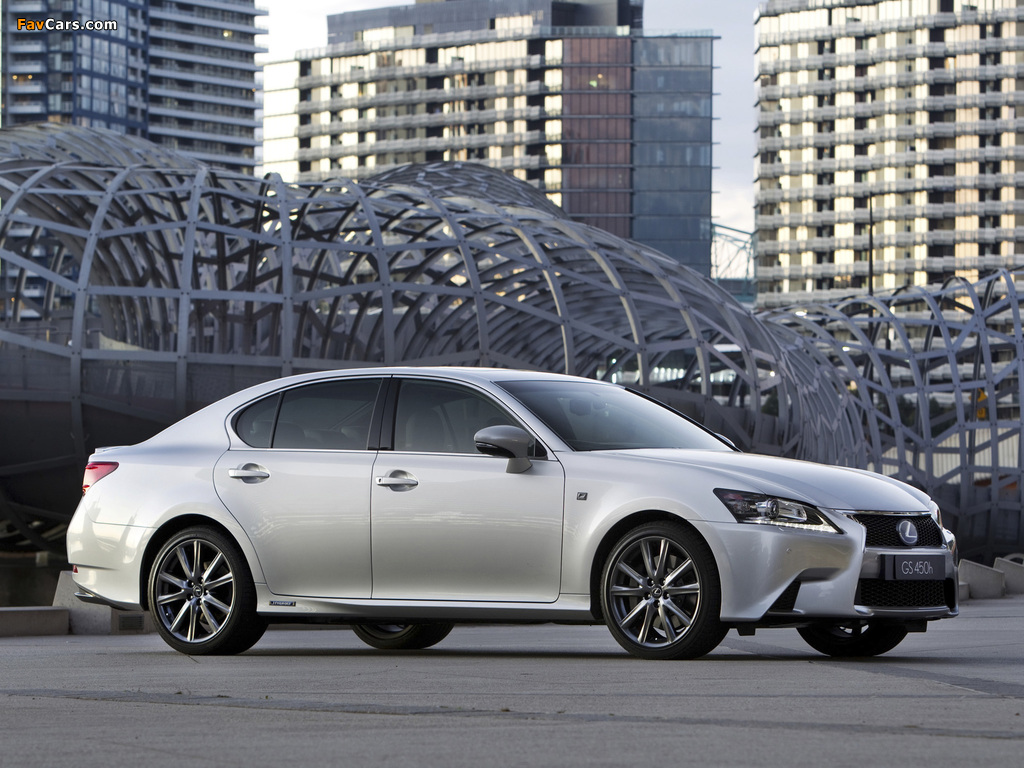 Lexus GS 450h F-Sport AU-spec 2012 images (1024 x 768)