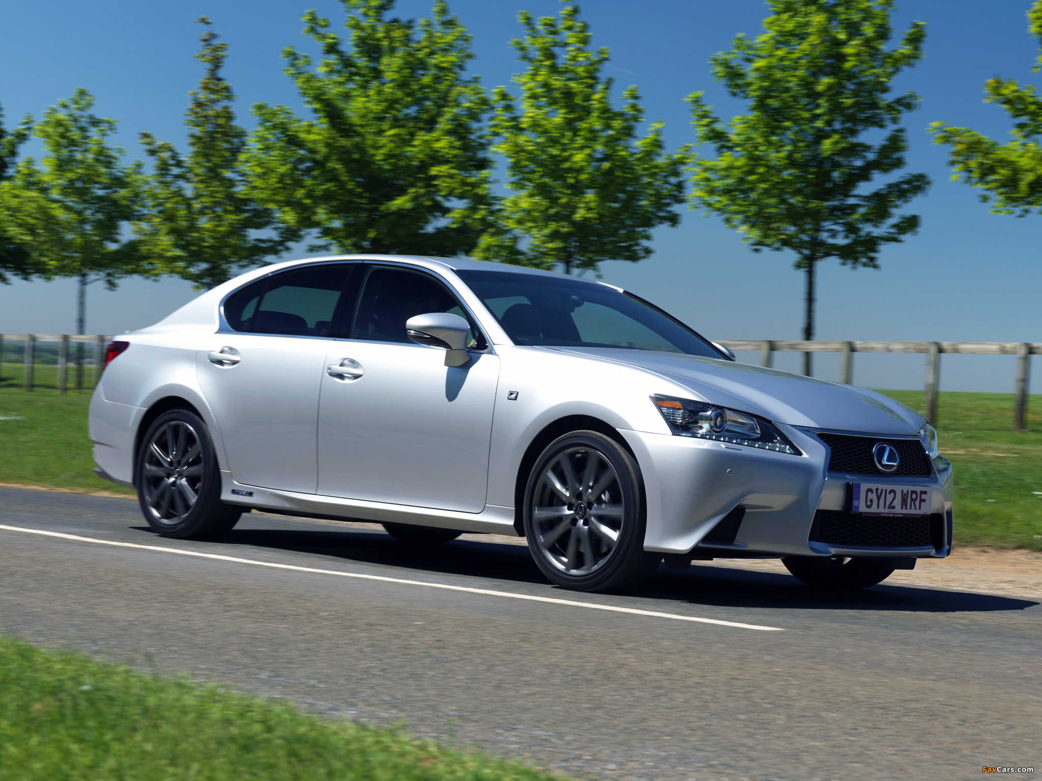 Lexus GS 450h F-Sport UK-spec 2012 images (2048 x 1536)