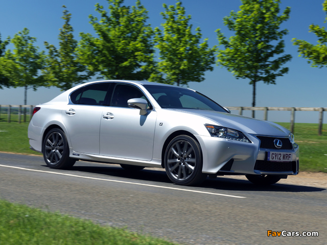 Lexus GS 450h F-Sport UK-spec 2012 images (640 x 480)