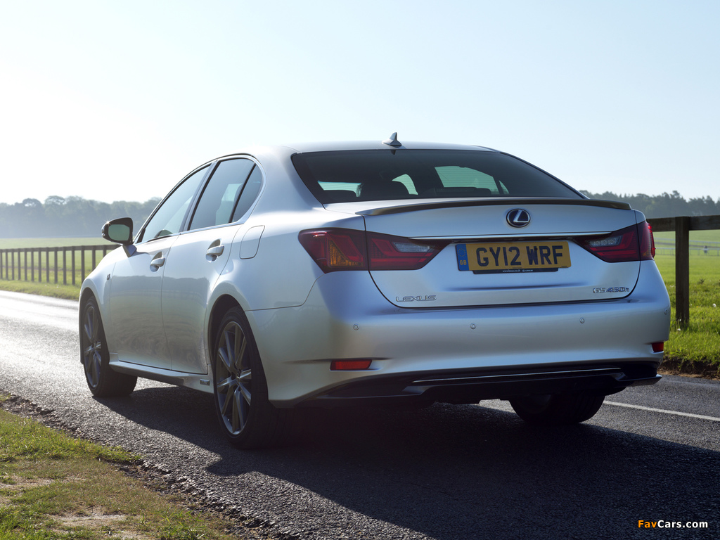 Lexus GS 450h F-Sport UK-spec 2012 photos (1024 x 768)