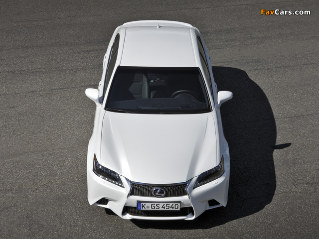 Lexus GS 450h F-Sport EU-spec 2012 photos (640 x 480)