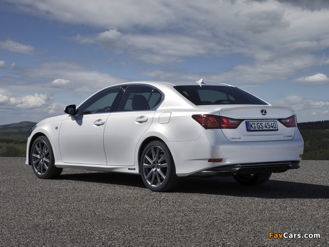 Lexus GS 450h F-Sport EU-spec 2012 pictures (640 x 480)