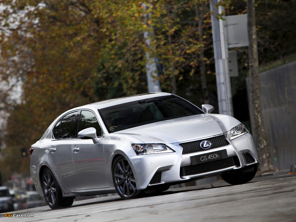 Lexus GS 450h F-Sport AU-spec 2012 wallpapers (1024 x 768)