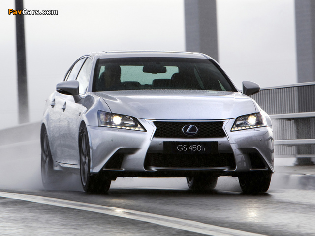 Lexus GS 450h F-Sport AU-spec 2012 wallpapers (640 x 480)