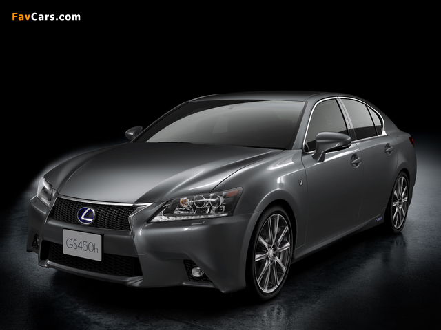 Lexus GS 450h F-Sport JP-spec 2012 wallpapers (640 x 480)