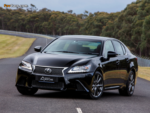 Lexus GS 350 F-Sport AU-spec 2012 wallpapers (640 x 480)