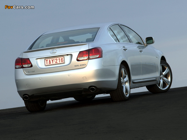 Photos of Lexus GS 430 EU-spec 2005–08 (640 x 480)