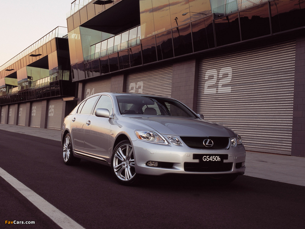 Photos of Lexus GS 450h AU-spec 2006–08 (1024 x 768)