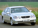 Pictures of Lexus GS 430 UK-spec 2000–04