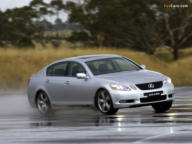 Pictures of Lexus GS 430 AU-spec 2005–08 (800 x 600)