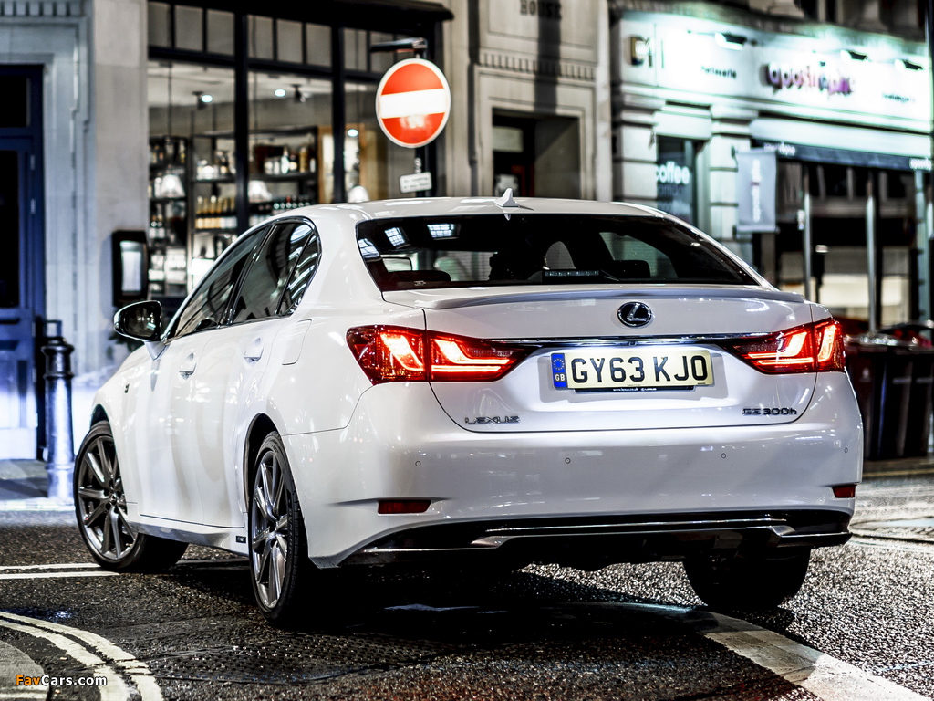 Pictures of Lexus GS 300h F-Sport UK-spec 2013 (1024 x 768)