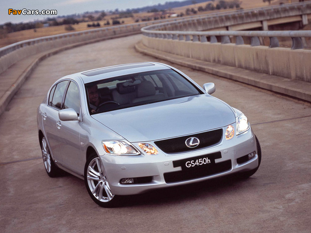 Lexus GS 450h AU-spec 2006–08 wallpapers (640 x 480)