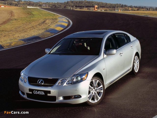 Lexus GS 450h AU-spec 2006–08 wallpapers (640 x 480)