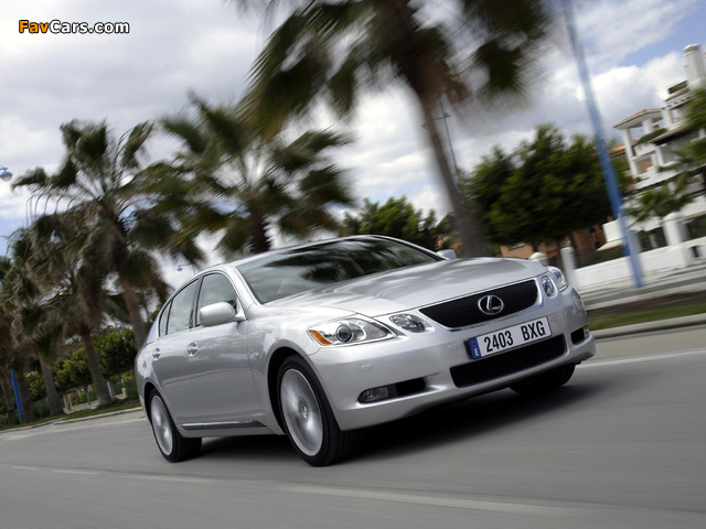 Lexus GS 450h EU-spec 2006–08 wallpapers (640 x 480)