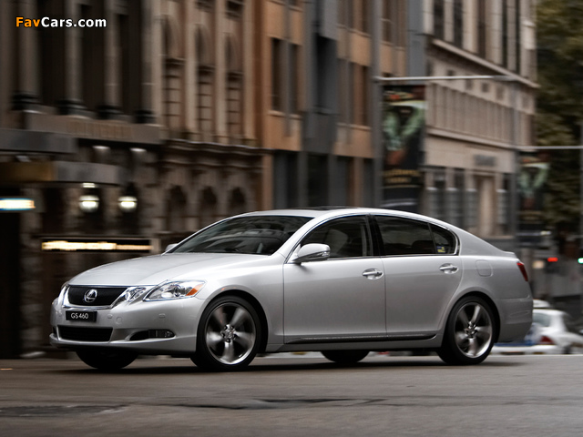 Lexus GS 460 AU-spec 2008–12 wallpapers (640 x 480)