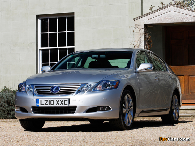 Lexus GS 450h UK-spec 2009–11 wallpapers (640 x 480)