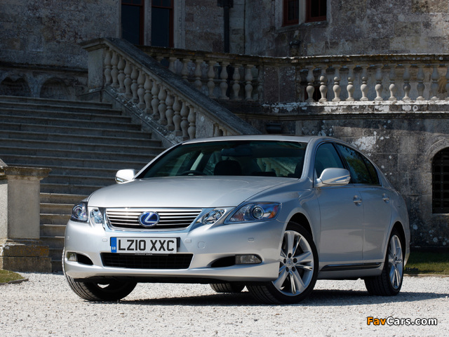 Lexus GS 450h UK-spec 2009–11 wallpapers (640 x 480)