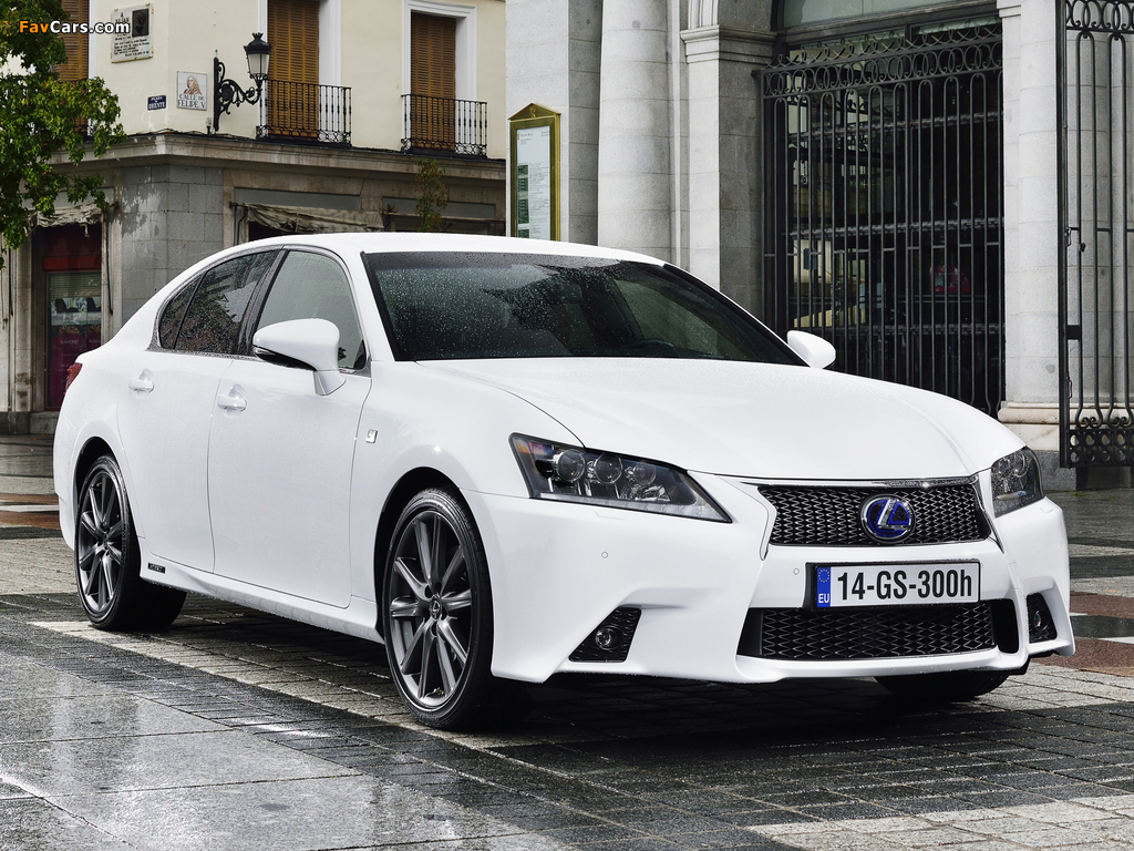 Lexus GS 300h F-Sport 2013 wallpapers (1024 x 768)