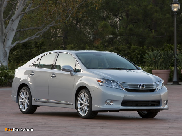 Lexus HS 250h (ANF10) 2009–12 wallpapers (640 x 480)