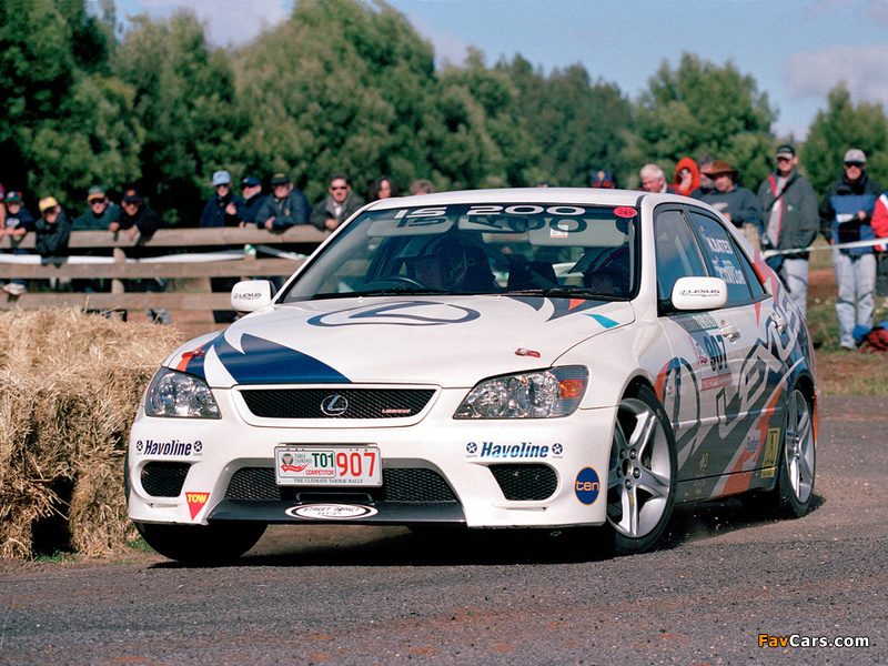 Images of Lexus IS 200 Race Car (XE10) 1999–2005 (800 x 600)